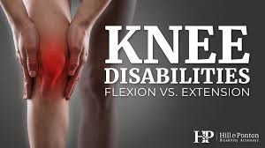 rating knee diities flexion vs