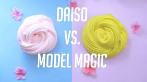 diy er slime daiso vs model magic