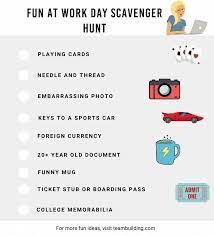 25 national fun at work day ideas