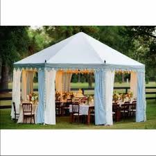 White Pvc Garden Gazebo Tent For