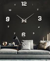 Large Diy 3d Wall Clock