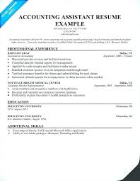 Resume Samples For Accounting Accountant Sample Template Accountants