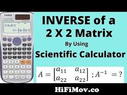 matrix calculations by using the casio