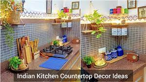 indian kitchen countertop decor ideas