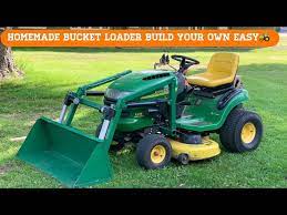 homemade lawn mover bucket loader l118