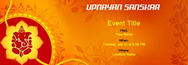 free upnayan sanskar invitation with
