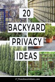 Carson arthur on the best and worst ways to create privacy in your backyard. Backyard Privacy Ideas For Screening Neighbors Out Gardening From House To Home