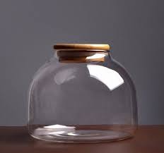 Large Glass Container Food Storage Tea