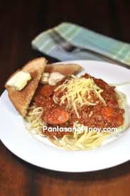 filipino spaghetti recipe panlasang pinoy