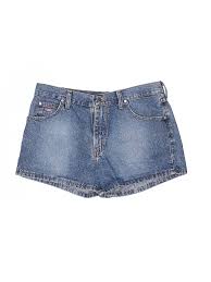 Details About Wrangler Jeans Co Women Blue Denim Shorts 7
