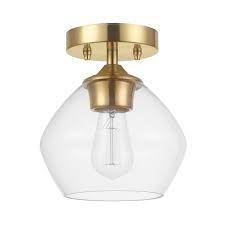 Semi Flush Mount Ceiling Light 1 Bulb
