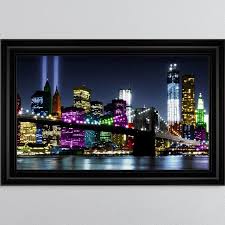 New York City Lights 2 Framed Wall Art