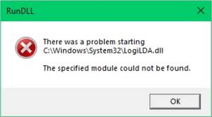 how to fix rundll error in windows 10