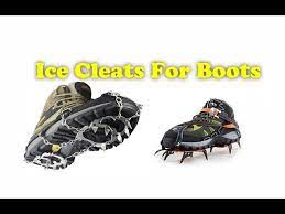 how to make ice cleats for boots at