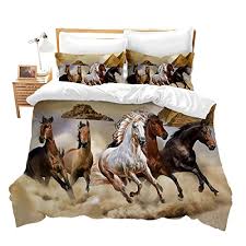 wild horse pattern decor luxury duvet cover