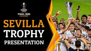 We have 646 free europa league vector logos, logo templates and icons. Sevilla Lift The 2020 Europa League Trophy Youtube