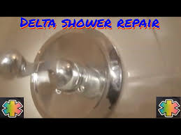 delta single handle shower faucet