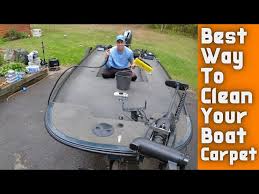 best method to clean boat carpet looks