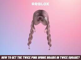 how to get the twice pink ombre braids