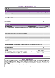 Project Budget Template Igc