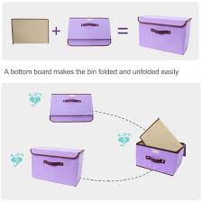 Foldable storage ottoman cube 15 inch premium faux leather furniture home décor. Storage Toy Boxes Cubes Organizer For Clothes Home Office Closet Bedroom Gray Large Uxcell Linen Fabric Foldable Storage Bins Container With Lid And Faux Leather Handles Storage Bins Boxes Kids Home