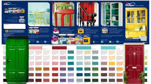 dulux paint colours catalogue door