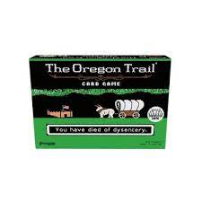 The oregon trail is a series of card games and a board game based on the video game of the same name, produced by pressman toy corporation. Pressman The Oregon Trail Game Target