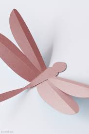 Push pack to pdf button and download pdf coloring book for free. How To Make A 3d Paper Dragonfly With Template Papershape