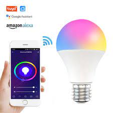 Bóng Đèn Thông Minh S-way Tuya 9W WiFi Đèn Ma Thuật RGBCW Bóng Đèn LED WiFi  E27 B22 Có Thể Điều Chỉnh Độ Sáng Với Amazon Alexa Google Smart Home