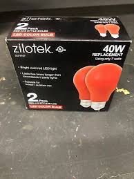 New Red Led Light Bulb 7 Watt 40w