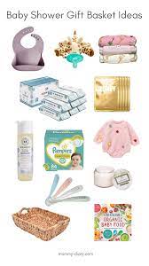 diy babyshower newborn gift basket