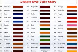 73 Right Leather Dye Colors
