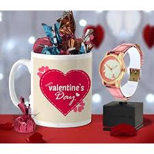 Find thoughtful valentines day gift ideas for wife such as warm my soul 14x18 personalized barnwood wall art, iphone camera lens kit, unique and thoughtful gift. Buy Tied Ribbons Valentine S Day Gift For Wife Girlfriend Fiancee Women S Wrist Watch Coffee Mug 325 Ml And Handmade Dark Chocolates Online Looksgud In