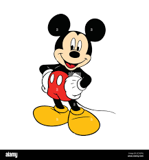 Vector Illustration of Mickey Mouse on white background Stock Vector Image  & Art - Alamy