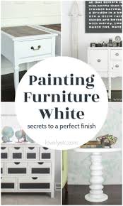 This simple and foolproof method is guaranteed to give you lasting i would still suggest you take at least a green brillo pad and lightly scuff the surface. Painting Furniture White Secrets To The Perfect Finish Lovely Etc