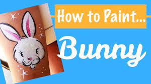 how to face paint a bunny tutorial