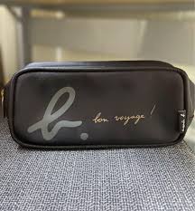 new 全新agnes b black makeup bag 黑色