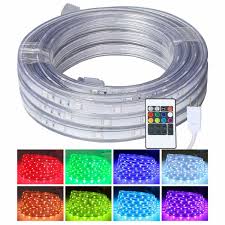 Areful Led Rope Lights 16 4ft Flat Flexible Rgb Strip Light Color Changing Waterproof For Indoor Outdoor Use Connectable Decorative