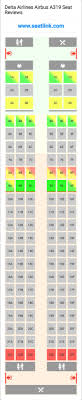 Delta Airlines Airbus A319 Seating Chart Updated December