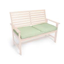 Sage Green Outdoor Padded Bench Cushion