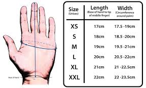 Motorcycle Racing Gloves Size Chart Alien Moto A51 Rr