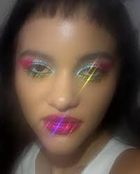 incredible photos of glitter makeup