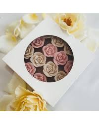 marzipan flowers heaven of roses 290g