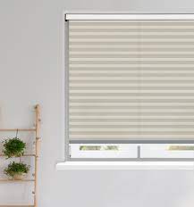 luna bone cellular pleated blinds by