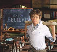 pan star levi miller is the face for
