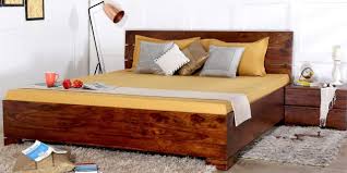 king size bed solid sheesham wood