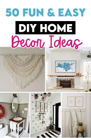 50 cute diy home decor ideas the