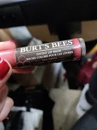 burt s bees tinted lip balm red dahlia
