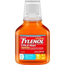 Tylenol Cold Max Liquid Daytime 8 Oz Cold Cough Flu