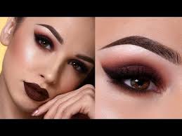 dark brown fall makeup tutorial